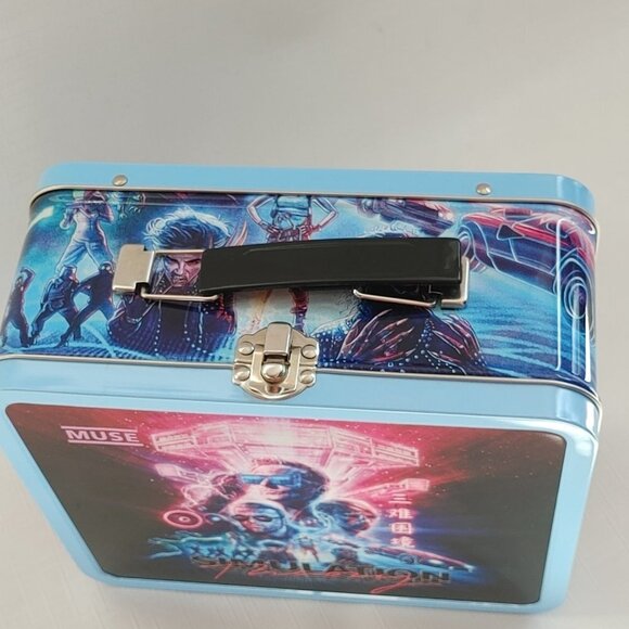 RARE Muse Limited Edition Metal Promo Lunch Box 2019 Simulation Theory - Picture 6 of 7
